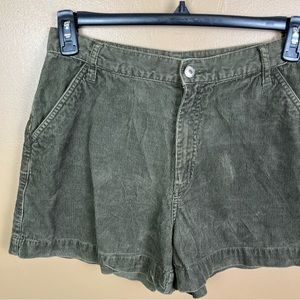 Vintage High Rise Corduroy Shorts Old Navy Women's 10